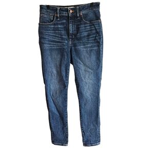Madewell Medium Wash Curvy High-Rise Skinny Jeans